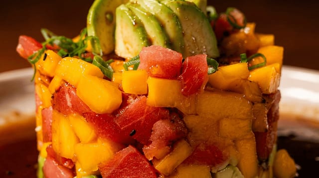 Tuna & Mango Ceviche.